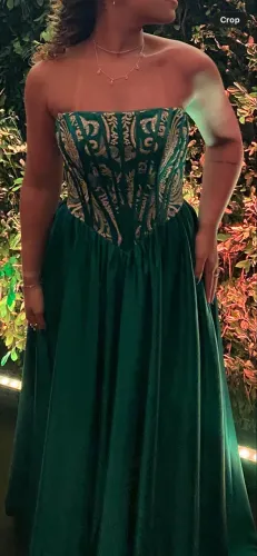Vestido verde gala/ festa/ formatura
