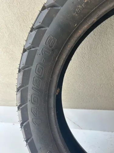 Pneu Traseiro Moto Trail 140/80-18 Technic T e C - Ótimo Estado!