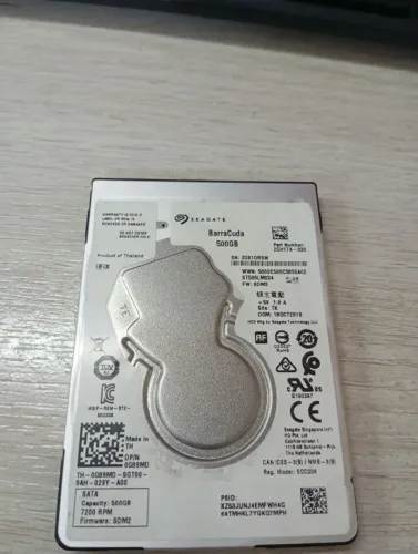 HD Seagate Barracuda 500GB 2,5" 7200RPM