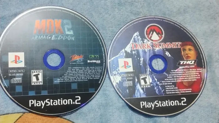 2 games para PS2 Originais (sem capa)