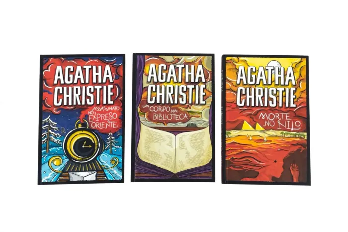 Box 3 livros Agatha Christie (Um bom achado Usado)