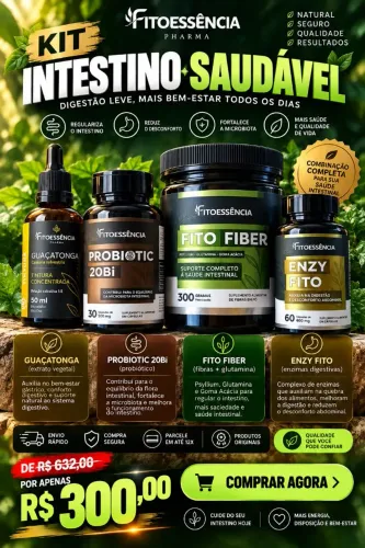 Kit Fitoessência Saúde Intestinal - 4 Produtos
