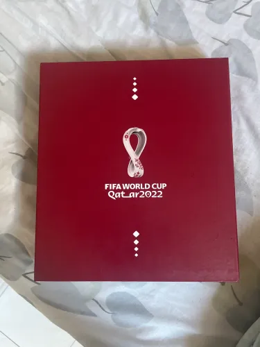 Box Álbum dourado completo da copa 2022
