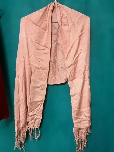 Echarpe xale pashimina rosa bebê