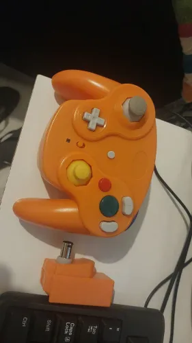 Controle para gamecube sem fio Laranja