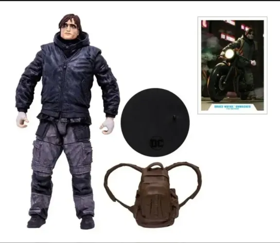 BRUCE WAYNE UNMASKED - THE BATMAN - MCFARLANE