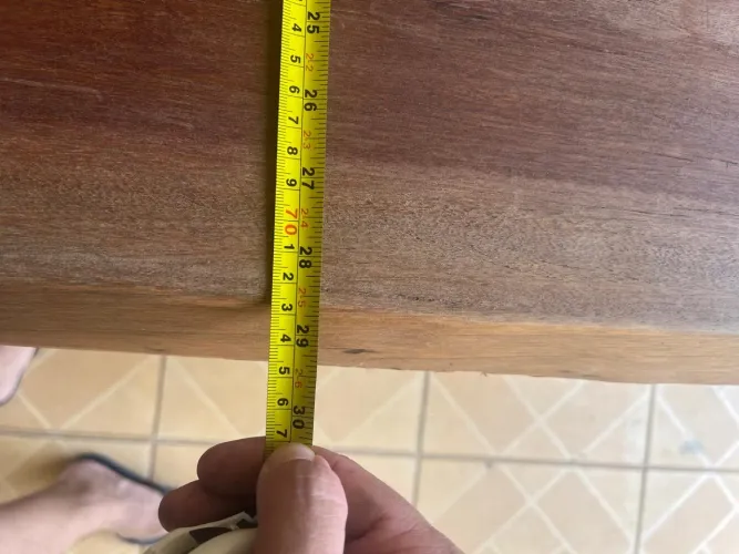 Prancha de madeira para mesa