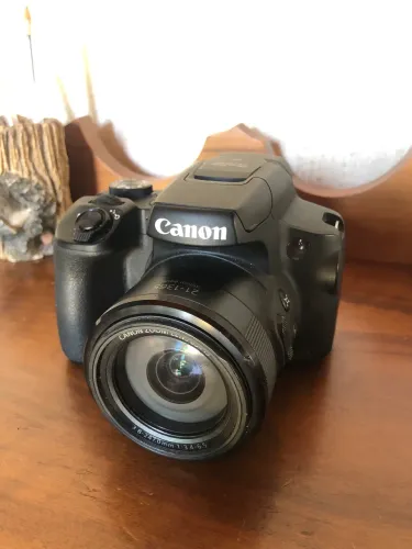 Câmera cânon sx70h 4k 