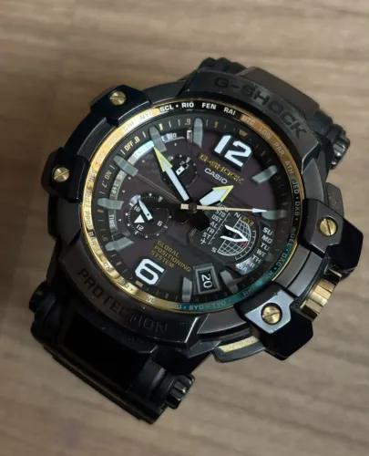 Casio G-shock Gravity Master GPW-1000GB / Rarissimo / Solar / carbono / safira.