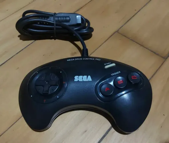 Controle sega mega drive tectoy 3 botões original 