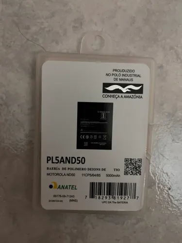 Bateria Original Motorola G42 \ G62 5G (ND50) NOVA NA CAIXA HOMOLOGADO ANATEL