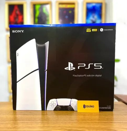 PS5 Slim Mídia Digital - Novo, Lacrado - Pego PS4 como parte do pagamento