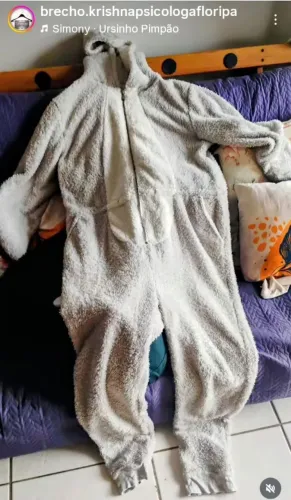 Macacão Pijama Kigurumi Women'secret Pelúcia Urso