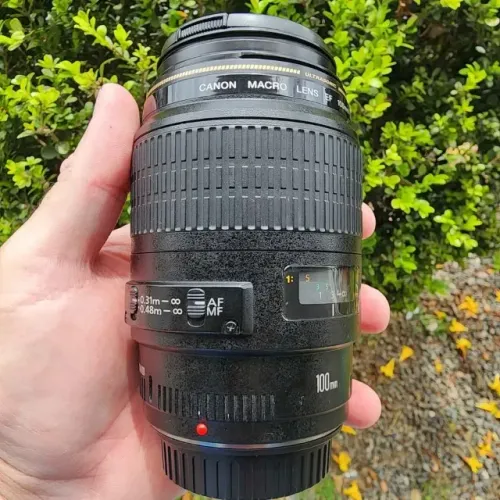 Lente Canon 100mm 2.8 EF