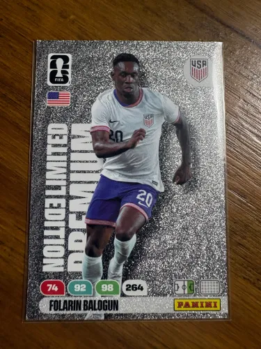 2 Cards Limited Edition Premium (Silver) - Panini Adrenalyn XL FIFA World Cup 2026