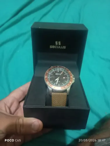 Vendo Relógio Séculus Original Pulseira de borracha, aprova d'água 