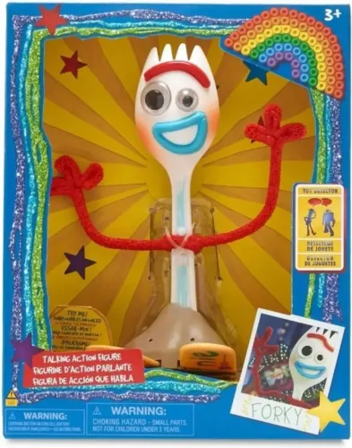 Forky Garfinho Toy Story Interativo falante Action Figure - Disney Store brinquedo coleção