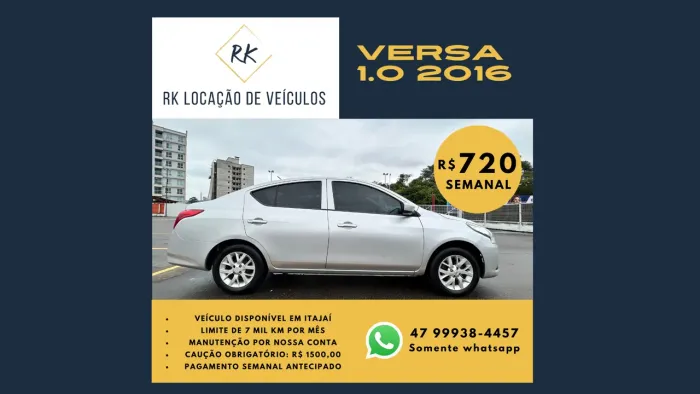 Nissan Versa S 1.0 12V Flexstart 4P Mec. 2016