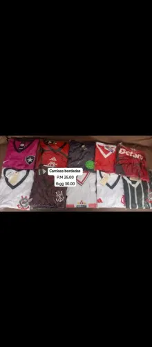 Camisas bordadas do seu campeão