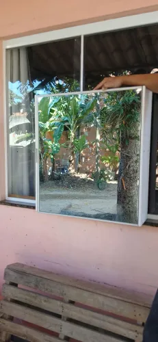 Armário de banheiro nicho com espelho