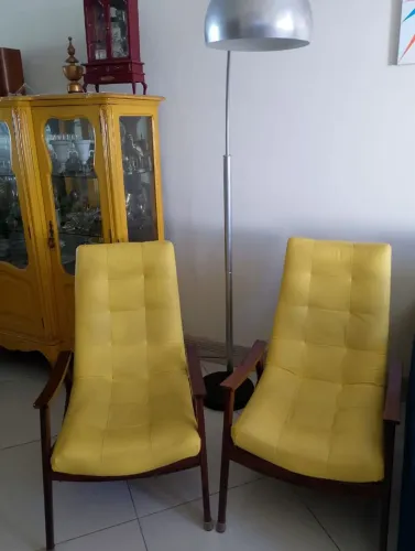 Par de poltronas anos 60/70