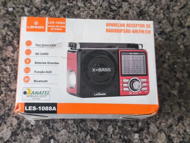 RÁDIO BLUETOOTH LEHMOX LES-1088A X-BASS