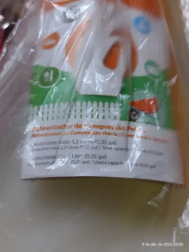 Pulverizadores de Compressão Prévia 1,25 litros PCP-1,2l GUARANY