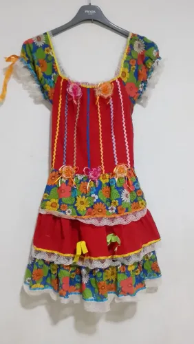 Vestido junino infantil 10/12 anos desapego