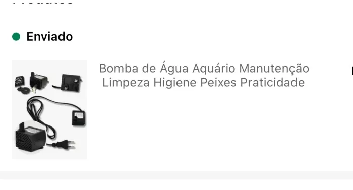 Bomba d água aquário 