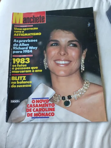 Manchete caroline de Mônaco blitz astigmatismo xuxa Luiza brunet