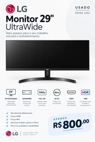 Monitor LG 29'