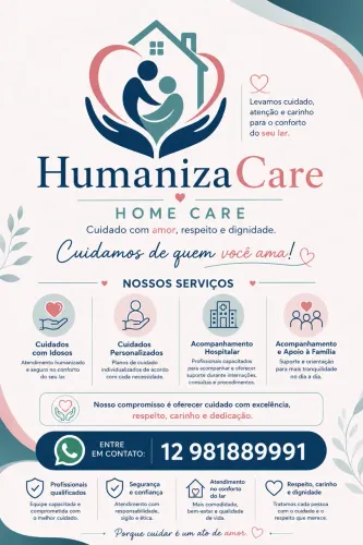 Serviço Home Care! E acompanhante hospitalar