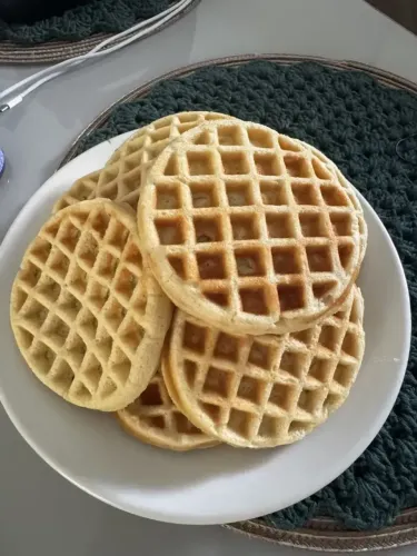 Máquina De Fazer Waffle Mini Grill Panqueca Elétrica