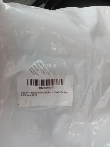 Lado direito e esquerdo borracha do teto ford fiesta sedan