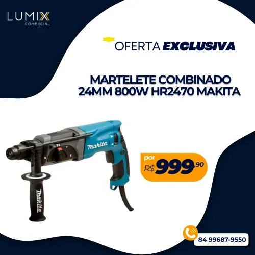 MARTELETE COMBINADO 24MM 800W HR2470 MAKITA