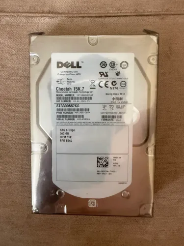 HD Servidor Dell 300GB SAS 15K RPM - Enterprise