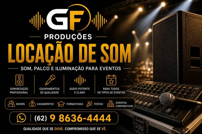 Som, Palco, Iluminação e atrações para Eventos