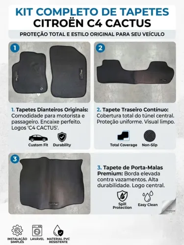 Kit completo Tapetes Citroën C4 Cactus