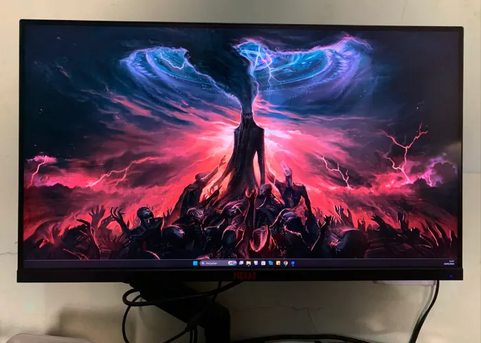 Monitor gamer 28pol 4K IPS 144Hz (10x sem juros) (aceito troca)