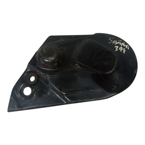 Tampa Capa Correia Dentada Metalica Vw Santana Gol 1987 A 99 Preto