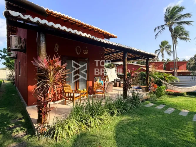 Casa em Cond Fechado Beira-mar próx de São Miguel do Gostoso