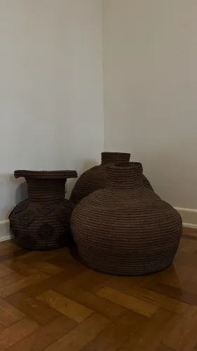 Cestarias grandes artesanais