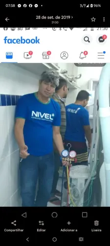 Concerto de geladeira e máquina de lavar 