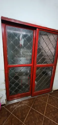 Porta de ferro 2 folhas