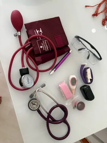 KIT DE ENFERMAGEM COMPLETO | LITTMANN ORIGINAL + ACESSÓRIOS