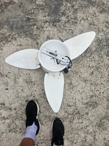 Lustre de teto com ventilador