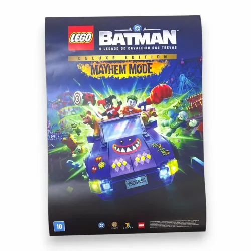 Pôster LEGO Batman: O Legado Do Cavaleiro Das Trevas -DC - 42,0x29,7cm