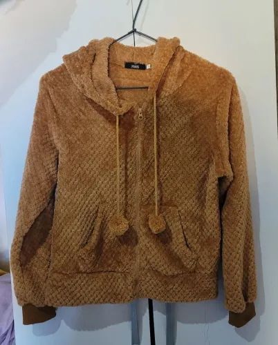 Blusa de frio pelinho cor mostarda top paris