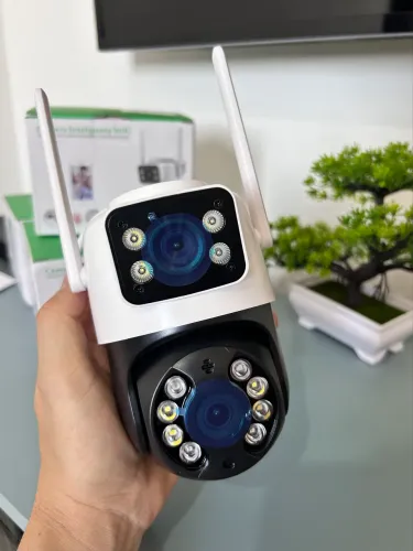 Camera dupla wifi monitoramento pelo celular