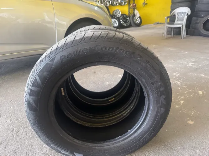 3 Pneus Continental PowerContact 2 185/65R15 - R$ 250 os 3 